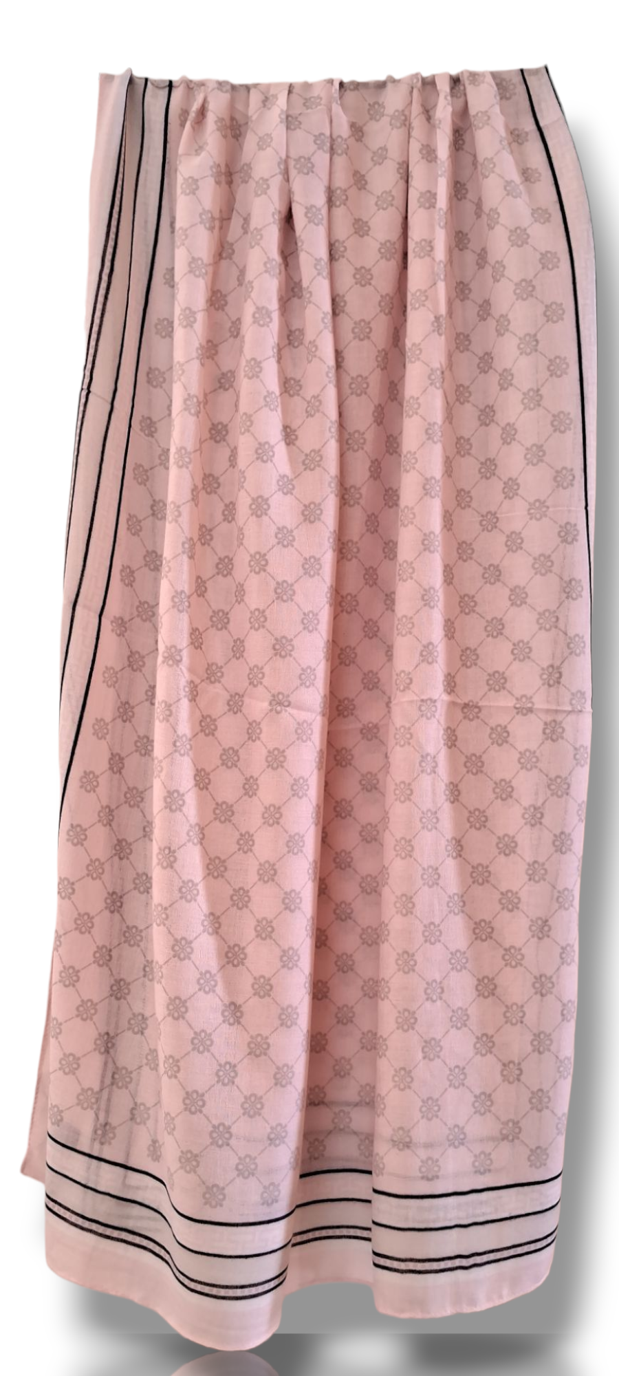 Al Ayza Imported Light Wavy Machine Printed Hijab – Elegant Soft Fabric | Premium Modest Wear | Premium Box Pack (Pink Jaal)
